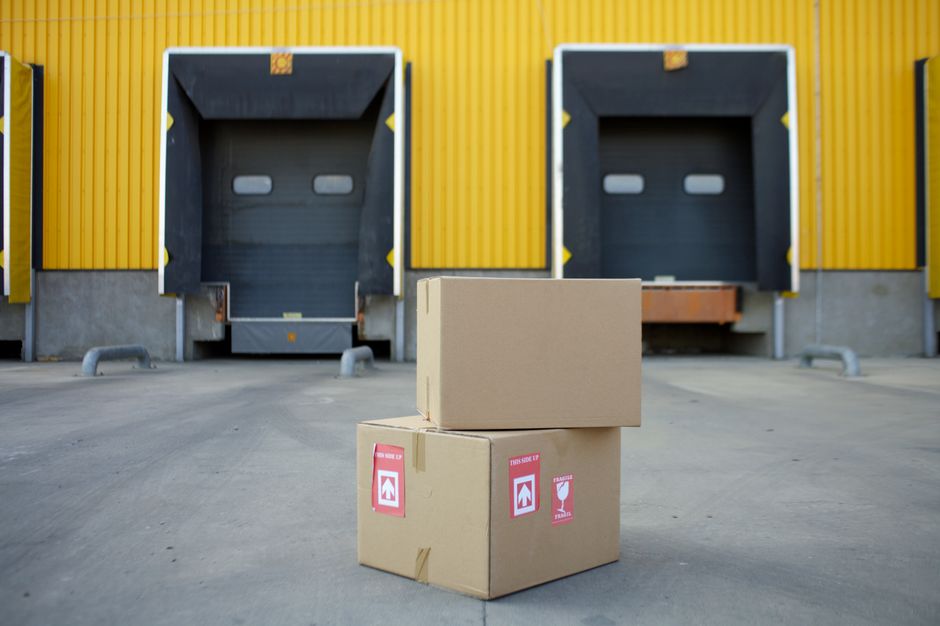 Warehouse cartons await fulfillment as freight costs pressure home-furnishings margins