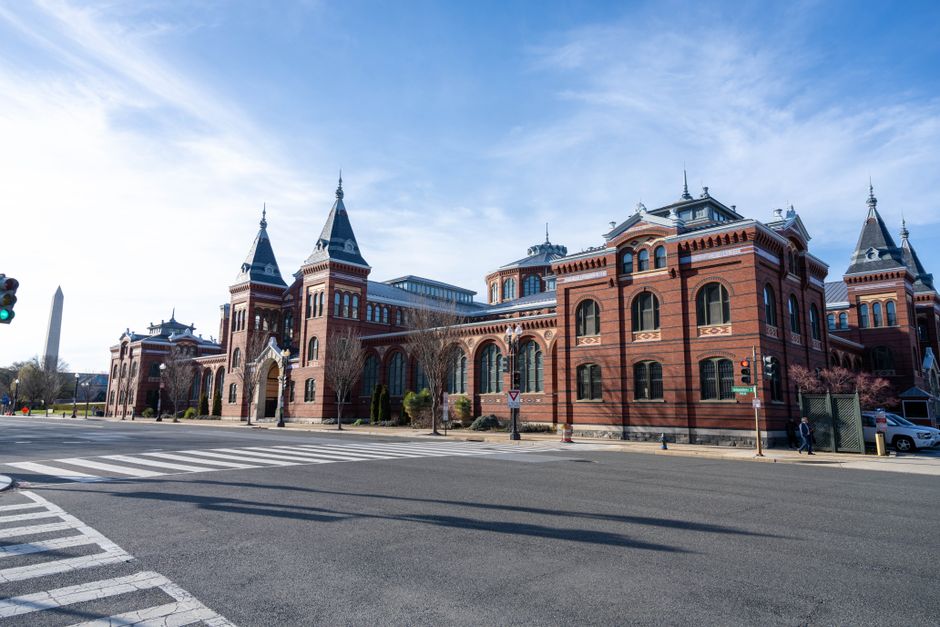 Historic government building in Washington DC