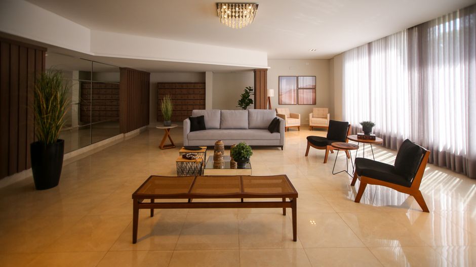 A premium living room represents the demand test facing home and furnishings retailers.