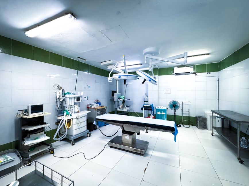 Modern hospital operating room